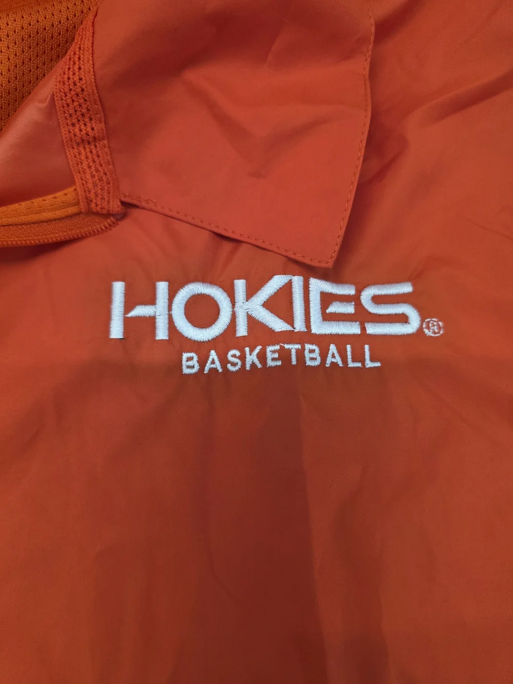 Nike Hokies Basketball Windbreaker Jacket Men's Size Large NWT